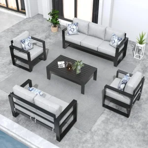5 Piece, Outdoor Patio Sectional