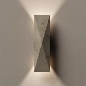 Travertine Wall lamp, Japanese style